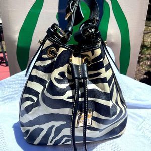 Dooney & Bourke Black and White Shoulder Bag